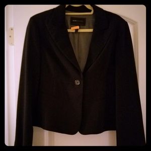 Black Pleated BCBG Blazer